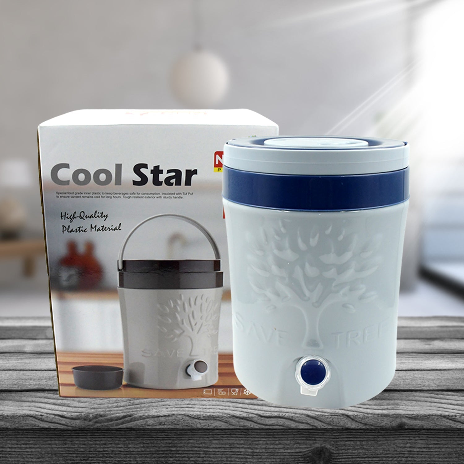 Large 12L insulated water jug with tap Large 12L insulated water jug with tap